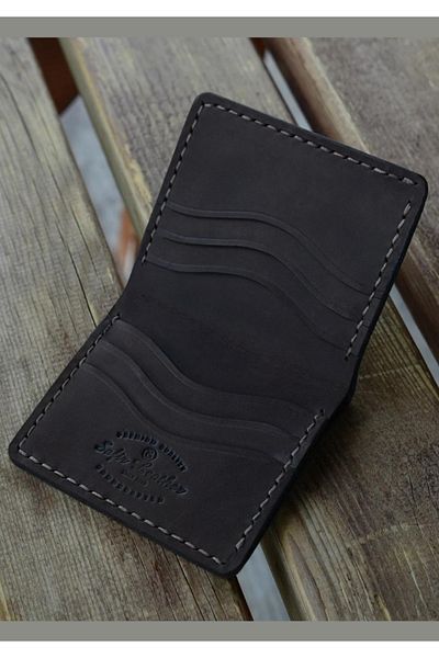 Safir Leather Δερμάτινο πορτοφόλι Sumer Brown Crazy