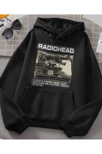 KOZİA OUTDOORS Hanorac oversize unisex cu imprimeu Radiohead Vengeance