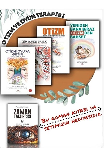 Ekinoks Otizm Ve Oyun Terapisi Uygulamalı Eğitim Seti - 4 Kitap (1 Roman Hedi...