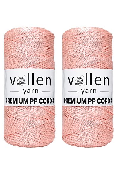 vollen yarn 400 Gr Polyester Macrame Thread, 2mm Set of 2, Macrame Thread, Supla Thread, Bag Thread, 460 Meters