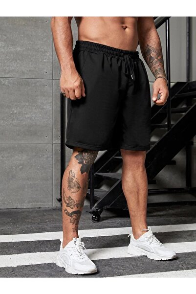 DAXİS Sportwear Company Erkek Siyah Şort-