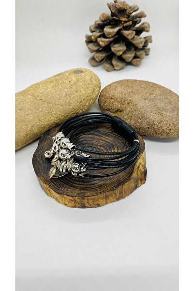 Porsuk Alternatif سوار نسائي متعدد الأغراض مصنوع يدويًا من الجلد