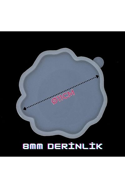 Aj Resincraft 8mm Geode Coaster - 3-Piece Epoxy Silicone Mold