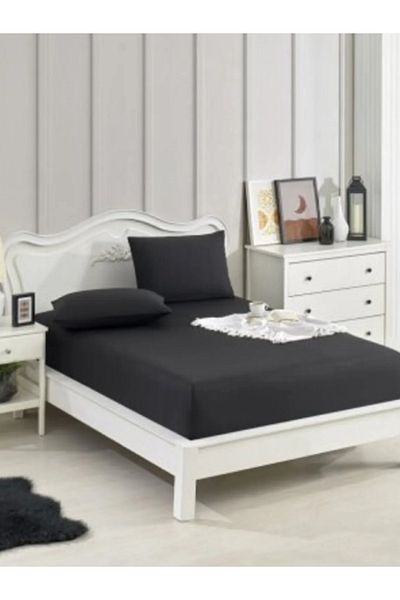 Suvida Set de cearșafuri elastice căptușite din bumbac de culoare moale
