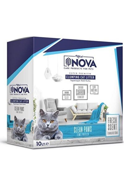 Genel Markalar Mycat Nova Ferahlatıcı Koku ( Temiz Patiler) Premium Kedi Kumu...