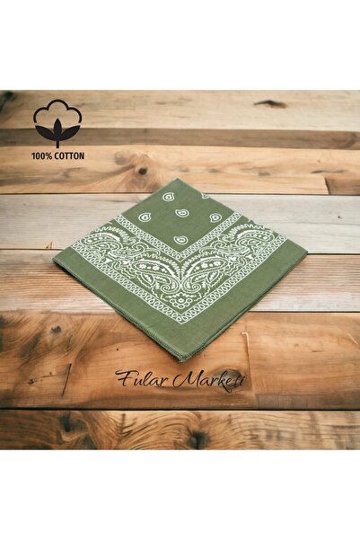 Fular Marketi أضف 4 في السلة، ادفع 3، باندانا من القطن بنسبة 100% للجنسين بنم...