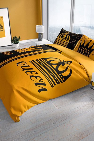 Cattleya King-queen 3d Cotton Satin Double Duvet Cover Set