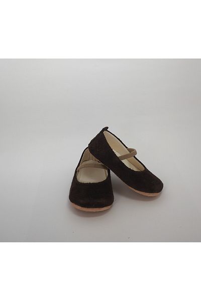 LİLOŞ Db Kids - Brown Leather First Step Shoes