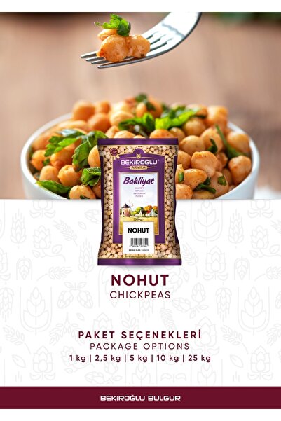 BEKİROĞLU ARVİLA Yerli Beyaz Çağatay Nohut 5 KG