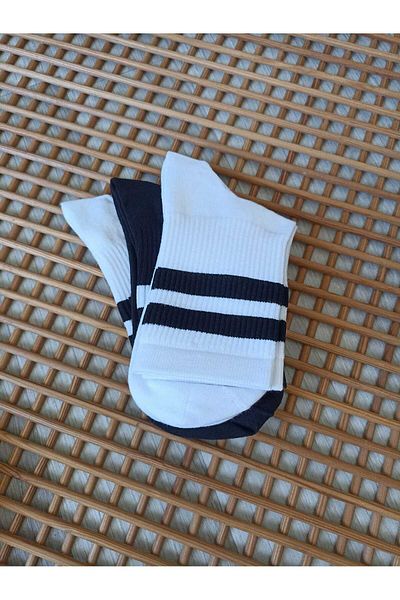 Rocks For Set of 3 Pairs Seamless Combed Cotton Socks for Tennis Women