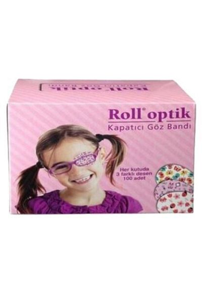Kurtsan Roll Optical Eye Cover Tape Girl 100 Pieces Box Patterned