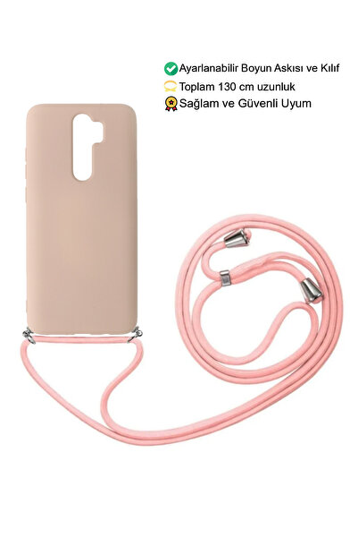 emybox Xiaomi Redmi Note 8 Pro Telefon Kılıfı - Boyun Askılı Lansman İçi Kadi...