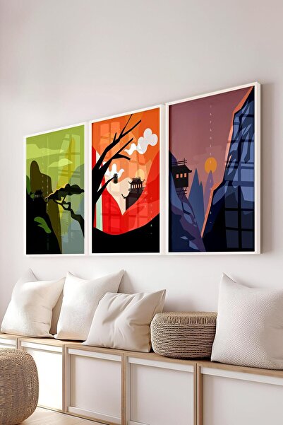 Postifull Μινιμαλιστικό σετ ζωγραφικής, 3 λευκά καρέ και αφίσες - Διακόσμηση ...