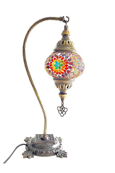 THK STORE Mosaic Desktop Lampshade Authentic Decor Lamp Night Light