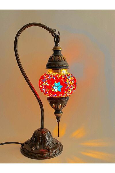 THK STORE Mosaic Desktop Lampshade Authentic Decor Lamp Night Light