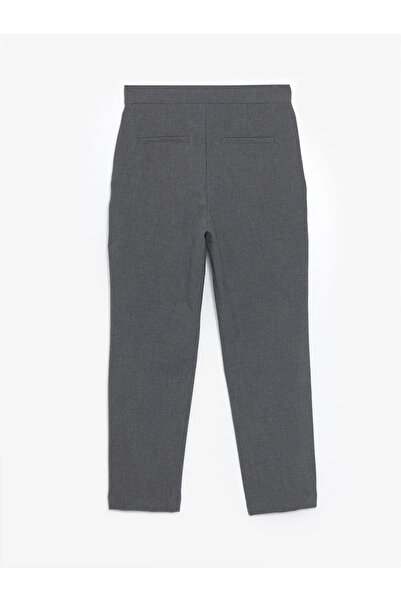 LC Waikiki LCW Vision Grey Mel - Lacivert Dar Fit Kadın Pantolon