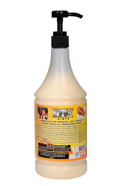 Dtx Kimya Sanayi Tipi Ponza'lı ( Talaşlı ) El Temizleme Kremi ( Sabunu) 1 Kg