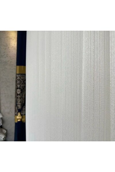 ERNGlobal Ütü İstemez Kanada Gofre Desen Sık Pileli 1x3 Her Odaya Uygun Tül P...