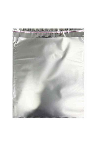 KENT Luxury Metalized Gift Bag Banded Silver 30*45 Cm 50 Pieces