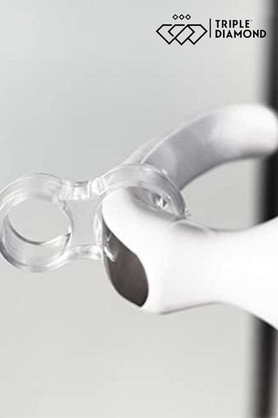 Triple Diamond 10 bucăți mâner de ușă din plastic siliconic transparent - reținere, opritor și opritor pentru fereastră