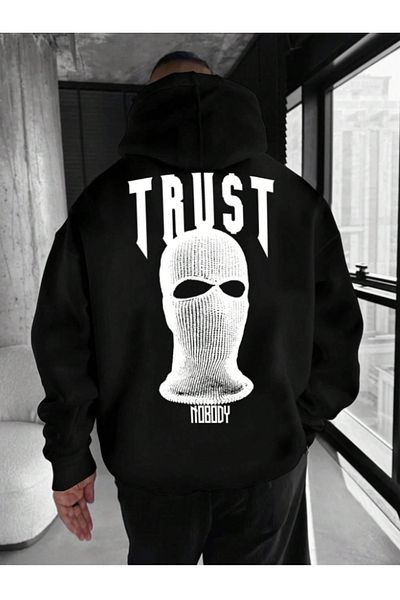 LA GULER Φούτερ με κουκούλα με κουκούλα 3 κλωστών Unisex - Τυπωμένο