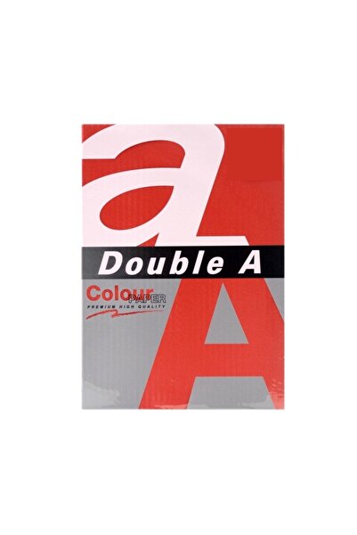 DOUBLE A Double-a Renkli Fotokopi Kağıdı A4 80 Gram Kırmızı (25 Li Paket)