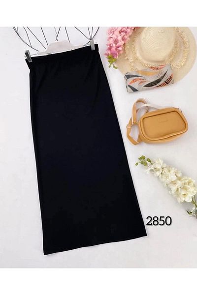 She Olive Pencil Skirt - black