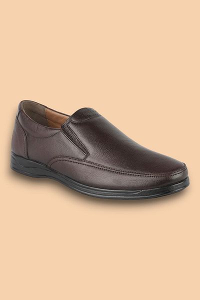 ERN SHOES Men's Winter Orthopedic Genuine Leather Shoes - Rubber Sole