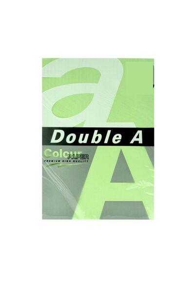 DOUBLE A ورق نسخ ملون مقاس A4 80 جرام باستيل لاجون - عبوة من 25 قطعة
