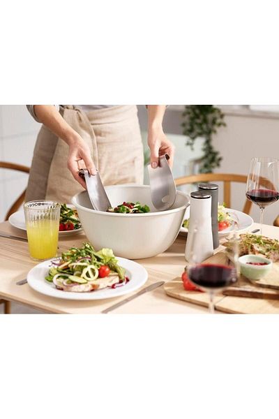Joseph Joseph 20184 Model Salad Bowl - Serving Spoon and Salt and Pepper Set