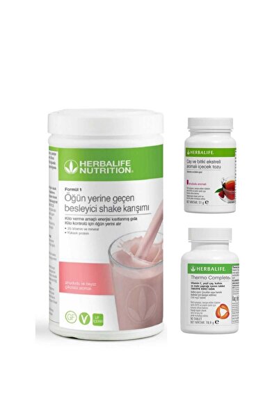 Herbalife Başlangıç Seti 4- Formül bir shake ve Thermo complete 90lı tablet
