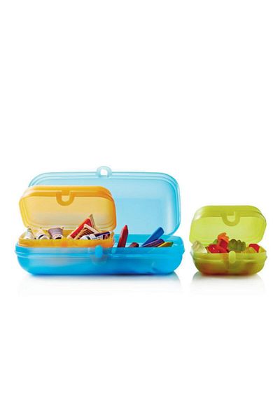 Tupperware Carrying and Storage Box Set of 3