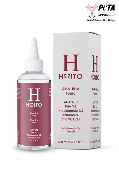 Hoito Aha Bha Tonik 200ml - Akne Karşıtı Leke Karşıtı Gözenek Sıkılaştırıcı T...