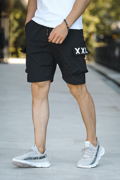 Oksit Matte Printed Court Parachute Fabric Cargo Pocket Men's Shorts