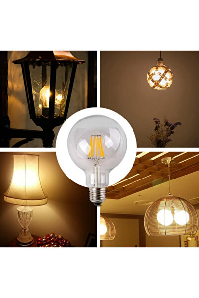 Cata 5 ADET CATA CT 4354 6W G95 Glop Led Ampül  3000K Gün Işığı