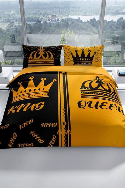 PerlaSera King-queen 3d Cotton Satin Double Duvet Cover Set