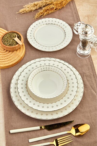 NOVVO Asil New Bone 24 Parça Yemek Takımı