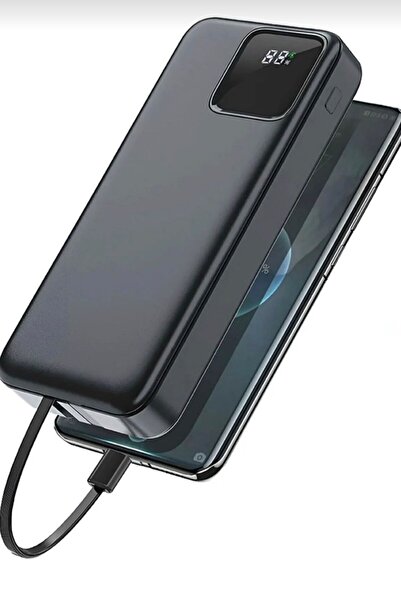 Kensa Kendinden Kablolu 22.5 W Ultra Hızlı Ve Güçlü Powerbank 20.000 Mah Typc-e Ve Lightning Kablolu Pd