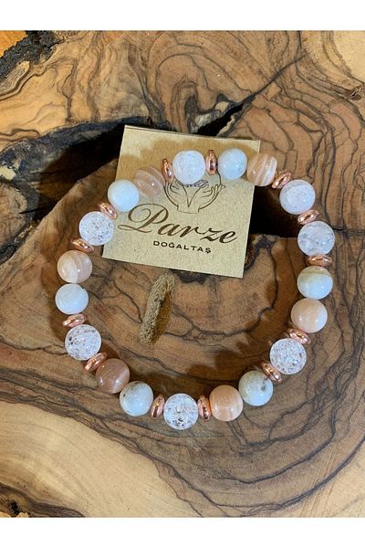 parze doğaltaş Moonstone, Sunstone and Najaf Bracelet