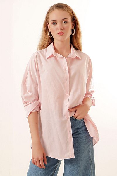 Bigdart 3900 Oversize Long Basic Shirt – Puder