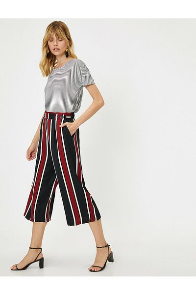 Koton Buttoned Relaxed Cut Pants