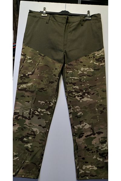 BeyzDenim Χακί καμουφλάζ άγριο παντελόνι Hunter Pants power lycra