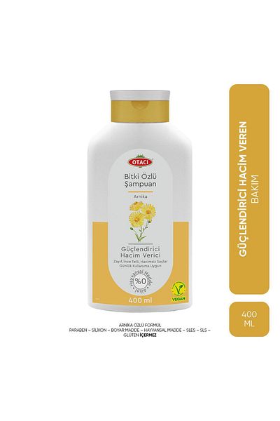 Otacı Arnica Hair Shampoo - Plant Extract, Strong Volume, For