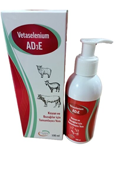 YILDEM HAYVANLAR İÇİN AD3E VİTAMİNİ (Koyun, Kuzu, İnekler  Tavuk Ve Hindiler ...