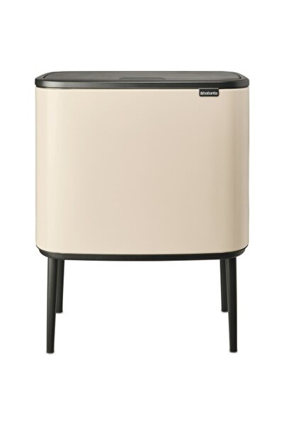 Brabantia Dokunmatik Çöp Kovası Paslanmaz Çelik 10 Yıl Garantili Bo Bej Rengi...
