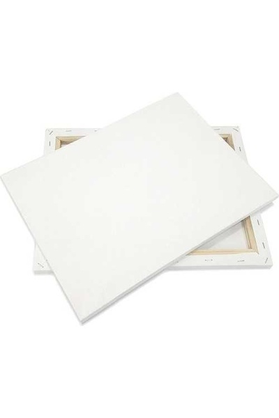 HDART 4 Adet Tuval 25 x 35 cm Arkadan Zımbalı Yüksek Kaliteli Astarlı Hazır T...