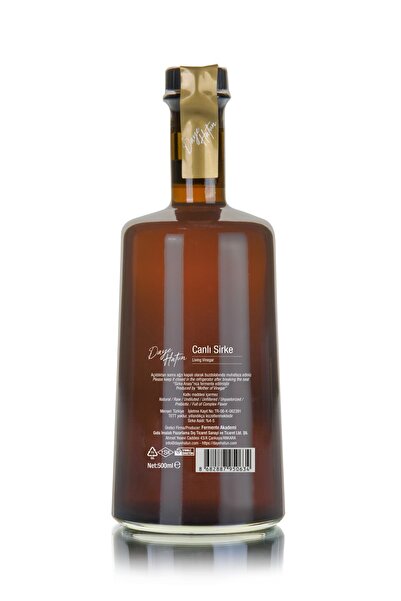 DAYE HATUN Çakşır Kökü Sirkesi / Ferula Elaeochytris Root Vinegar (doğal Fer Canlı Sirke / Nat. Ferm. / 500 Ml)