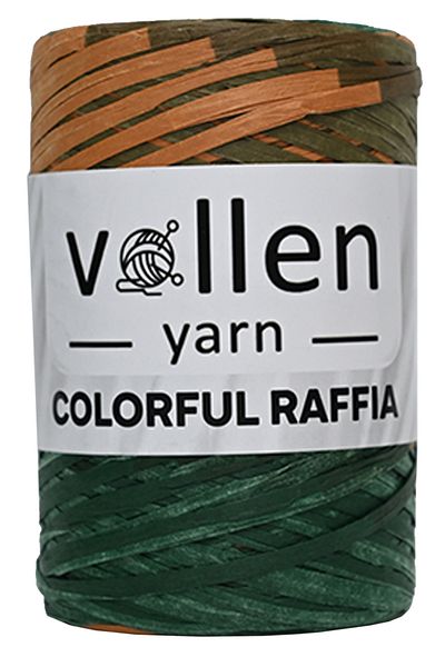 vollen yarn Premium πολύχρωμο σχοινί Raffia, Σχοινί από ψάθινο χαρτί, Φυσικό σχοινί Raffia, Σχοινί τσάντας, Σχοινί Supla, Σχοινί καπέλου και οργάνων