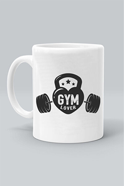 Generic Brand Gym Lover Fitness Design Mix 603 Printed White Mug