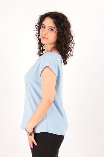 AYHAN 81948 Model Bluză de damă cu mânecă scurtă